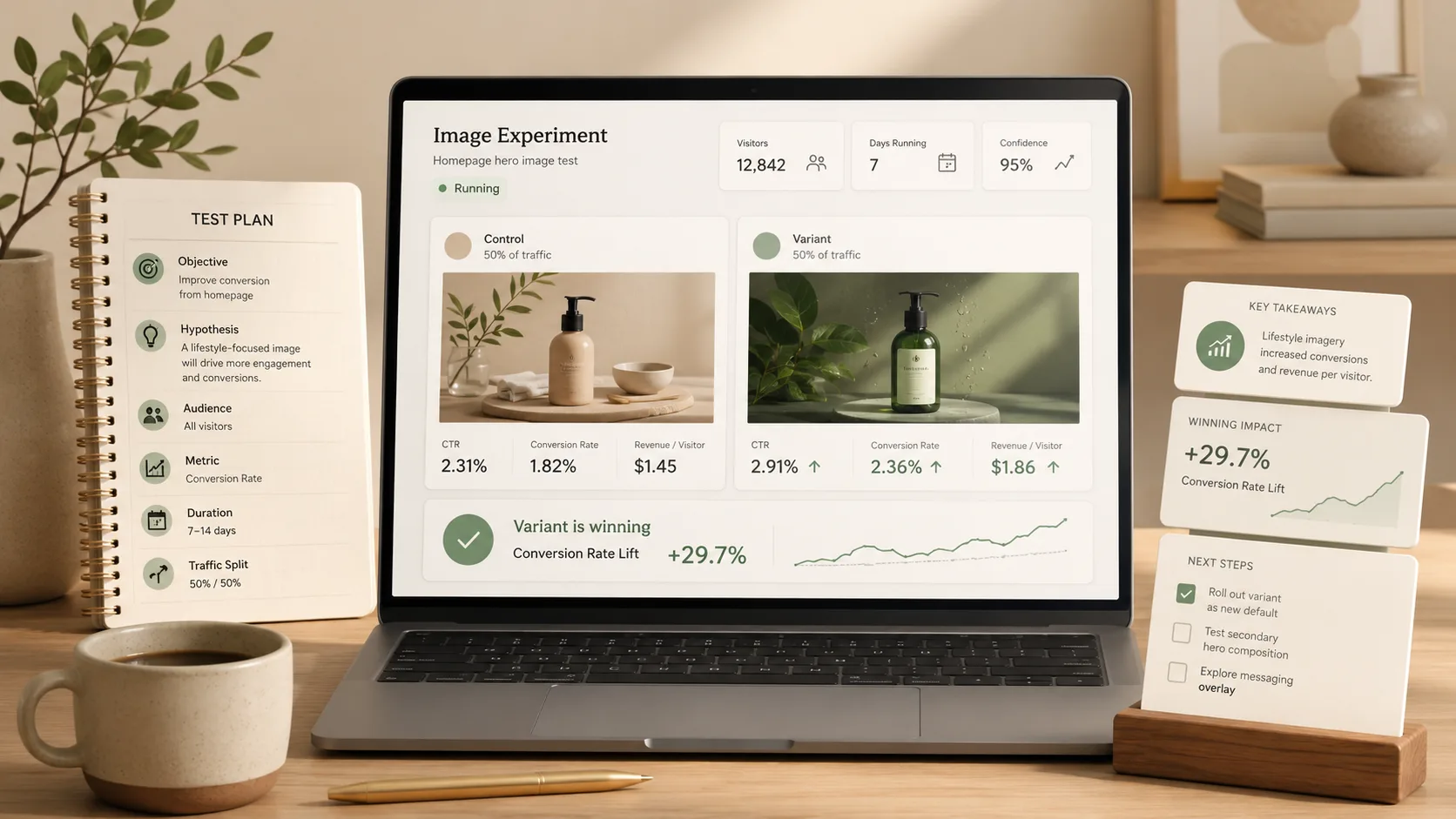 Before / After illustration for Before/After Image Testing Framework for Ecommerce Teams