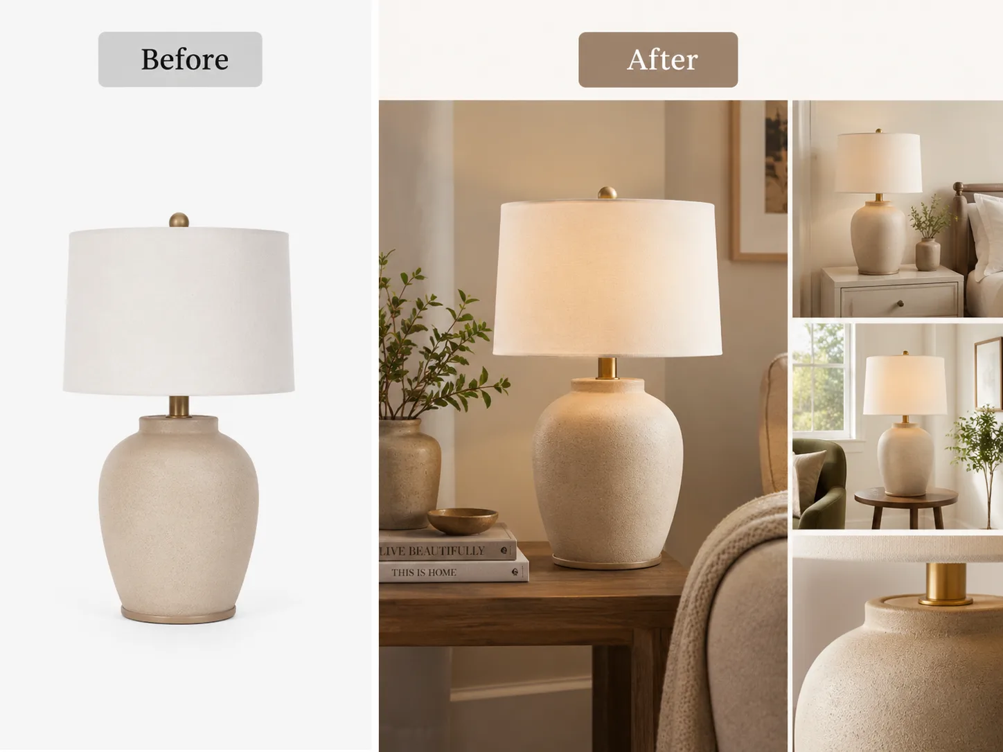AI Home Decor Product Photography: Create Lifestyle Scenes from One Image
